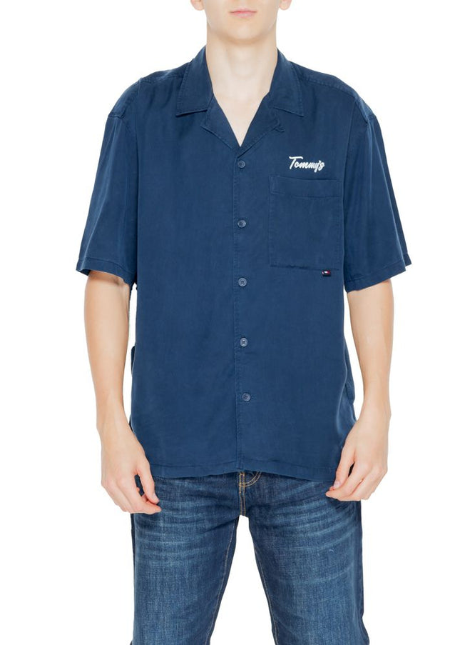 Tommy Hilfiger Jeans Blue Lyocell Shirt