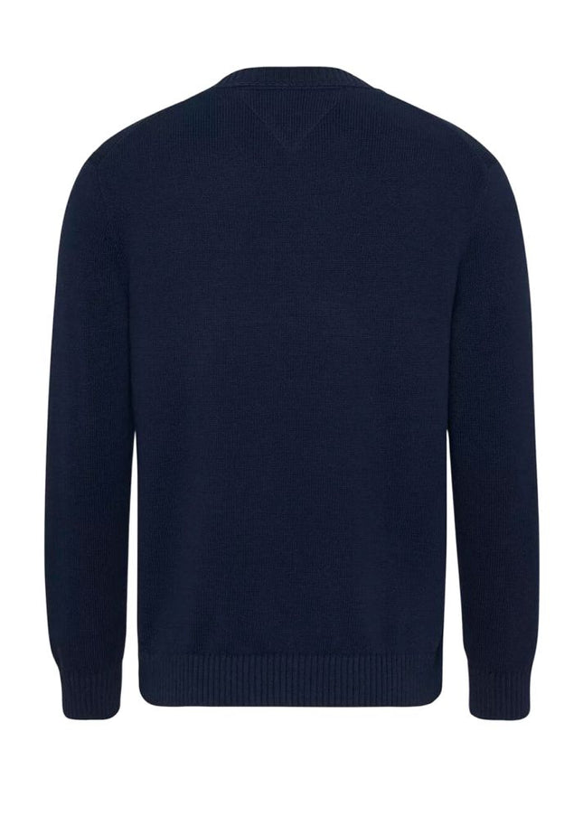 Tommy Hilfiger Jeans Blue Organic Cotton Sweater