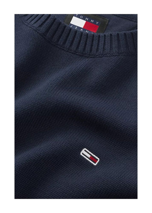 Tommy Hilfiger Jeans Blue Organic Cotton Sweater