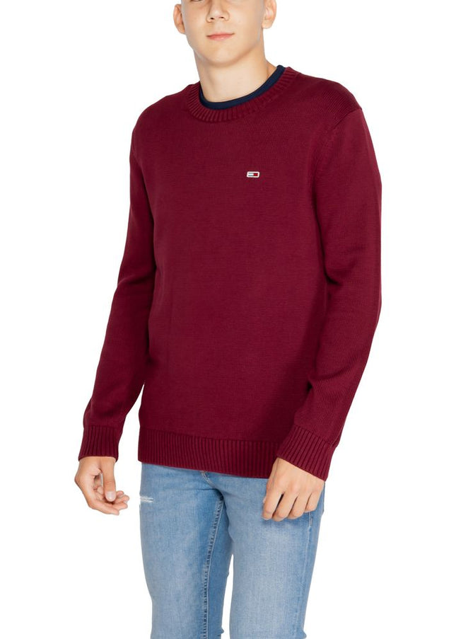 Tommy Hilfiger Jeans Bordeaux Organic Cotton Sweater