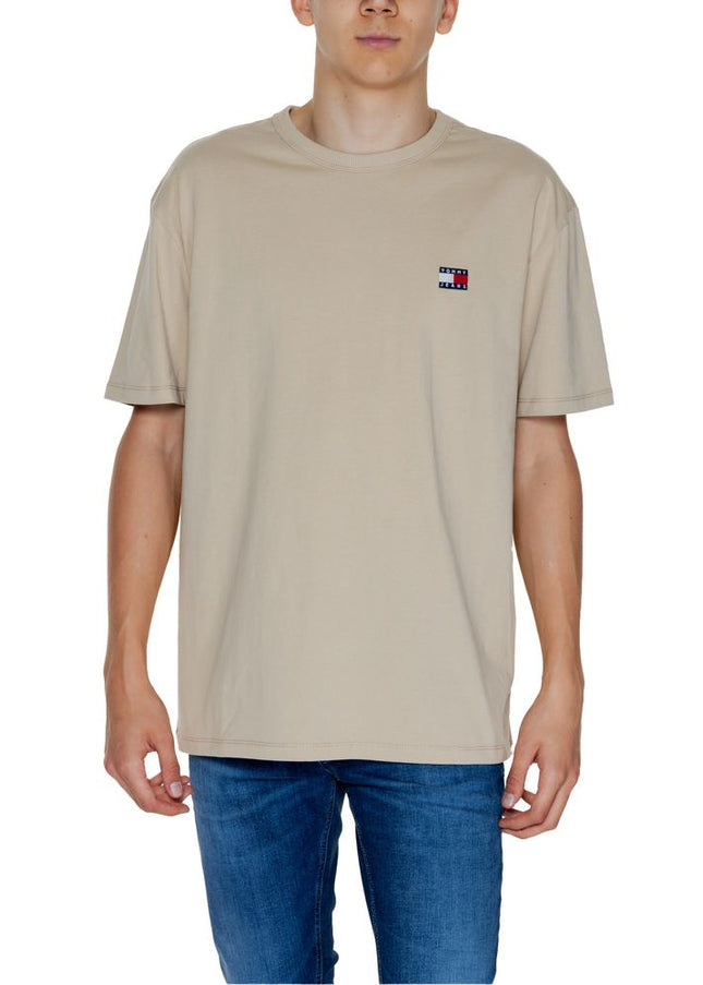 Tommy Hilfiger Jeans Gold Cotton T-Shirt