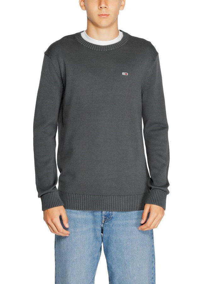 Tommy Hilfiger Jeans Gray Organic Cotton Sweater