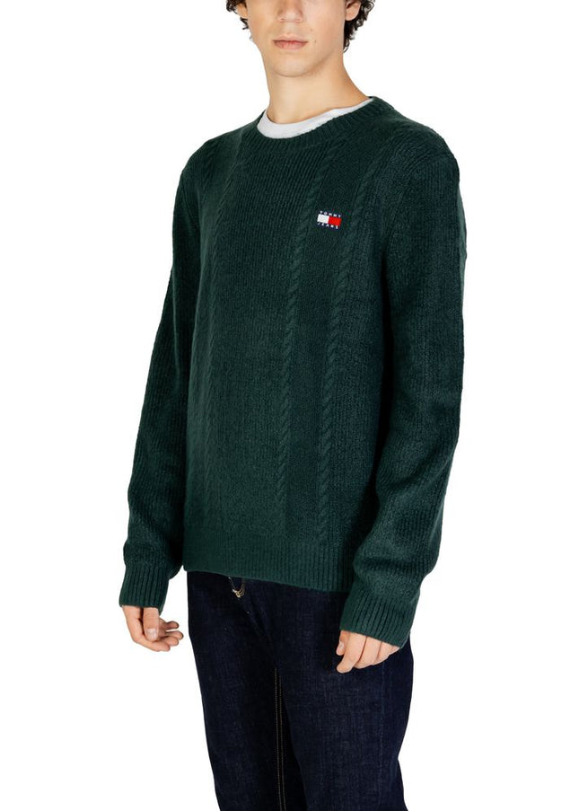 Tommy Hilfiger Jeans Green Acrylic Sweater