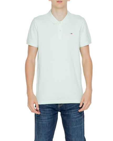 Tommy Hilfiger Jeans Green Cotton Polo Shirt