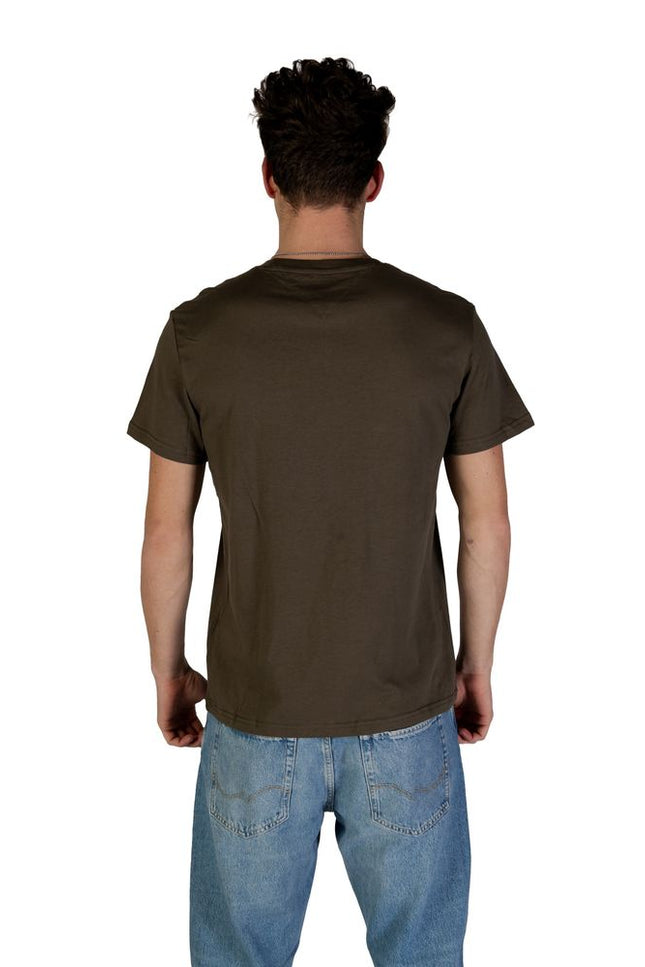 Tommy Hilfiger Jeans Green Cotton Rigenerato T-Shirt