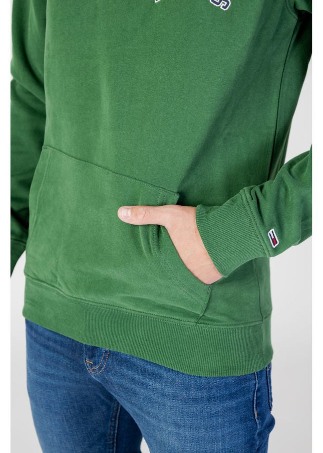 Tommy Hilfiger Jeans Green Cotton Sweater