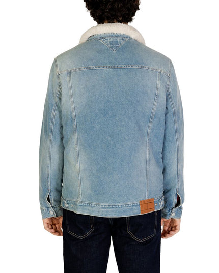 Tommy Hilfiger Jeans Light Blue Cotton Jacket