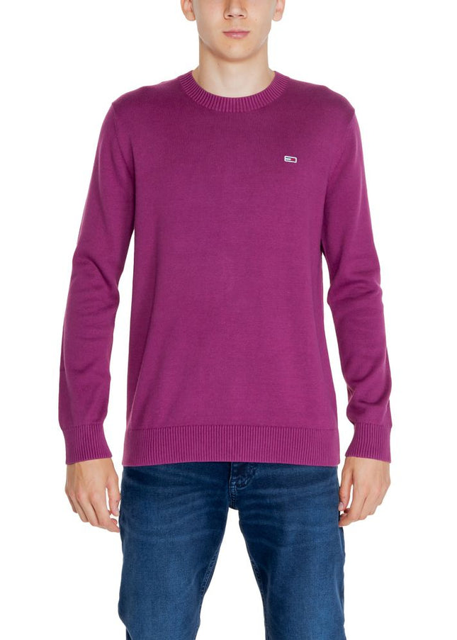 Tommy Hilfiger Jeans Purple Organic Cotton Sweater