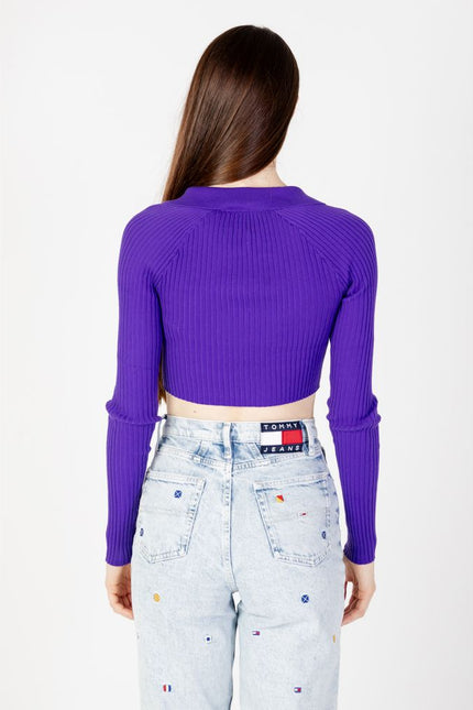 Tommy Hilfiger Jeans Purple Recycled Polyester Sweater