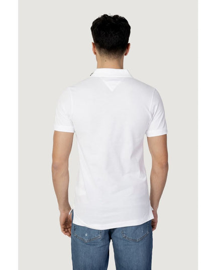 Tommy Hilfiger Jeans White Cotton Polo Shirt