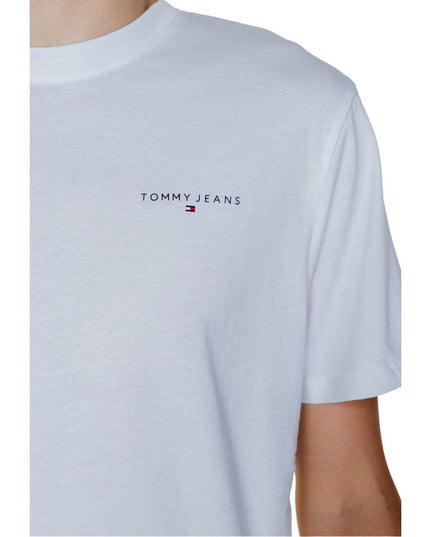 Tommy Hilfiger Jeans White Cotton Rigenerato T-Shirt