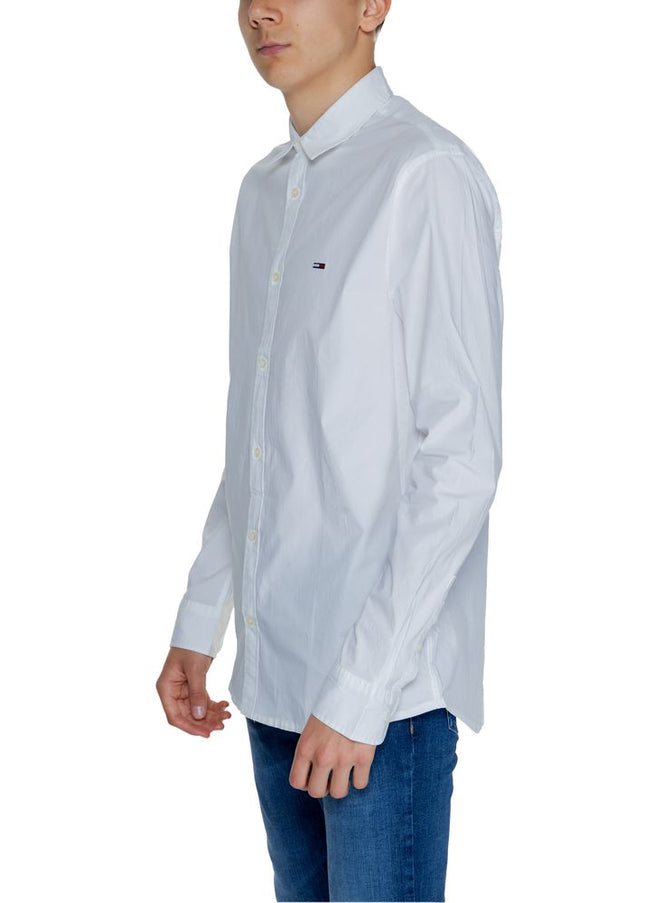 Tommy Hilfiger Jeans White Cotton Shirt