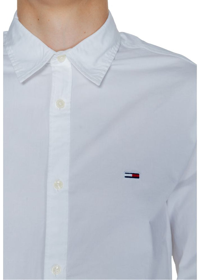 Tommy Hilfiger Jeans White Cotton Shirt