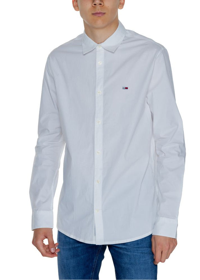 Tommy Hilfiger Jeans White Cotton Shirt