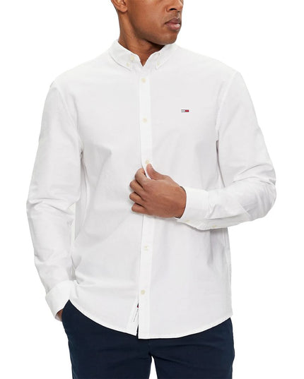 Tommy Hilfiger Jeans White Cotton Shirt