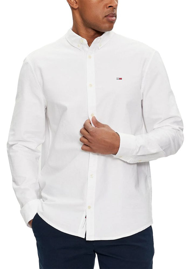 Tommy Hilfiger Jeans White Cotton Shirt