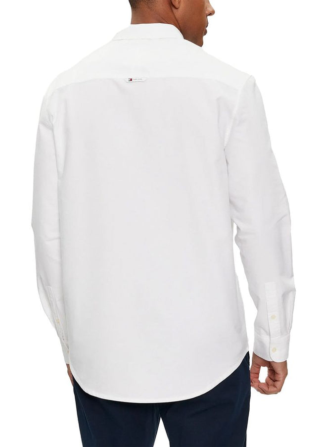 Tommy Hilfiger Jeans White Cotton Shirt