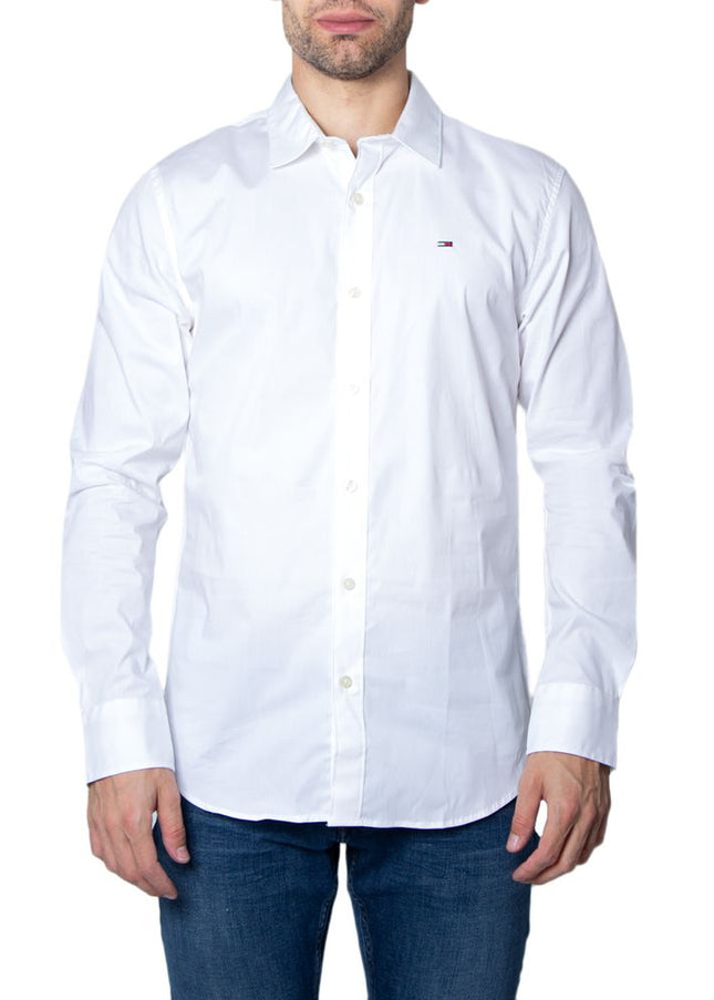 Tommy Hilfiger Jeans White Cotton Shirt