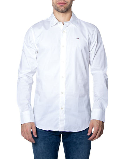 Tommy Hilfiger Jeans White Cotton Shirt