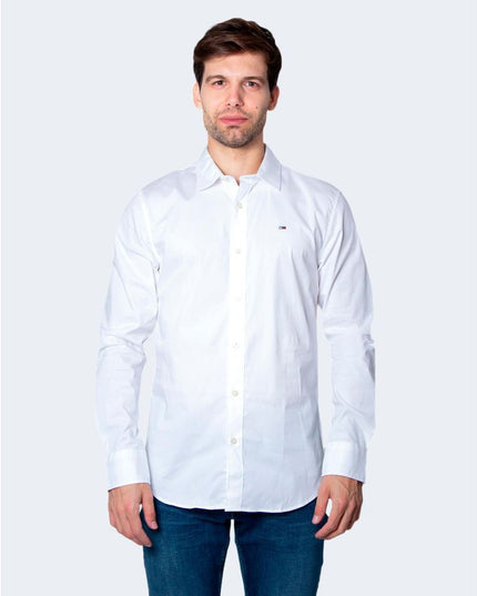 Tommy Hilfiger Jeans White Cotton Shirt