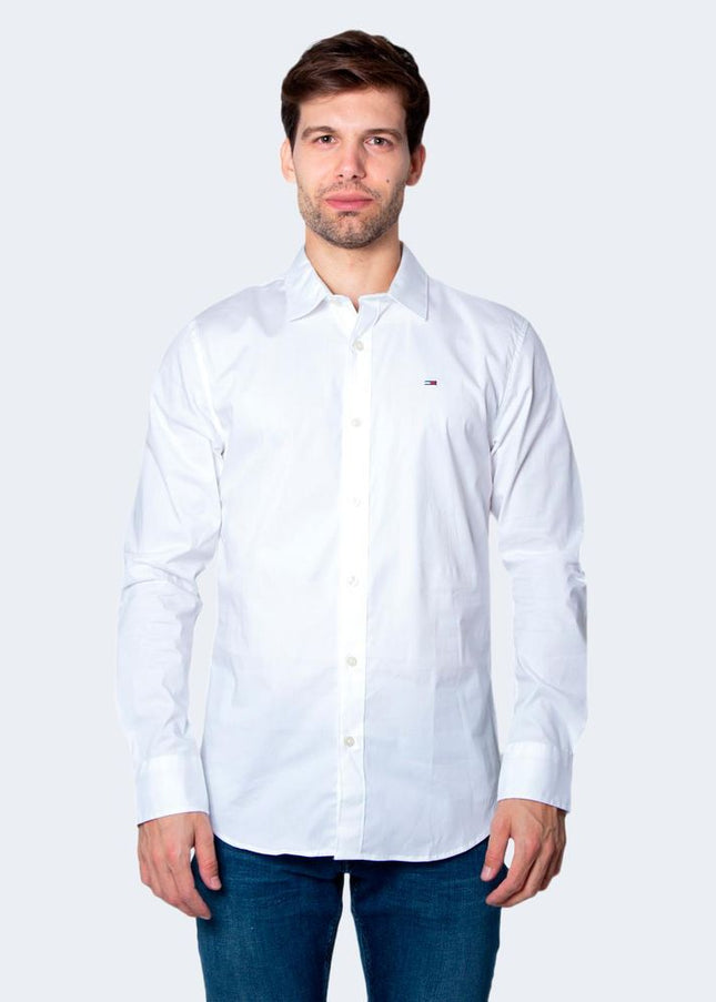 Tommy Hilfiger Jeans White Cotton Shirt