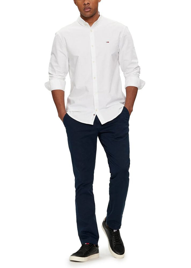 Tommy Hilfiger Jeans White Cotton Shirt