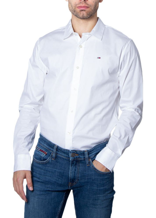 Tommy Hilfiger Jeans White Cotton Shirt