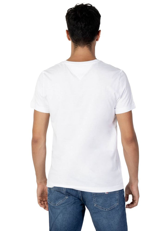 Tommy Hilfiger Jeans White Cotton T-Shirt