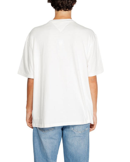 Tommy Hilfiger Jeans White Cotton T-Shirt