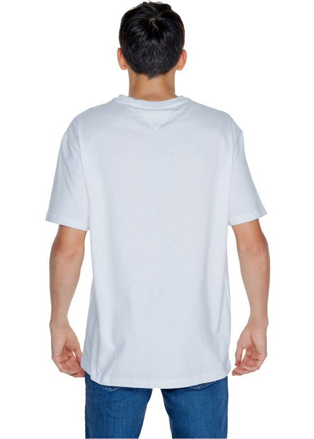 Tommy Hilfiger Jeans White Cotton T-Shirt