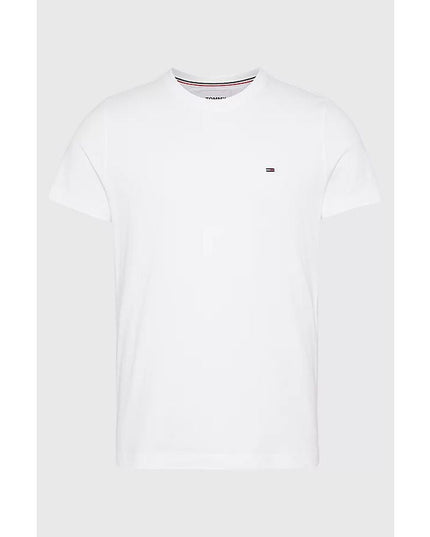 Tommy Hilfiger Jeans White Cotton T-Shirt