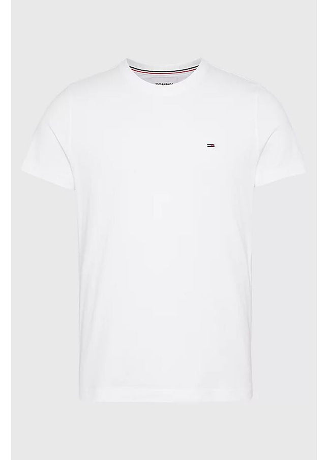 Tommy Hilfiger Jeans White Cotton T-Shirt