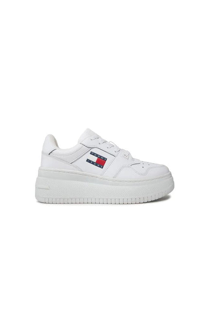 Tommy Hilfiger Jeans White Leather Sneaker