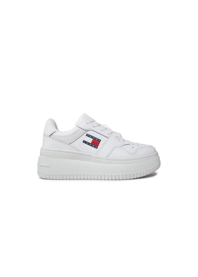 Tommy Hilfiger Jeans White Leather Sneaker