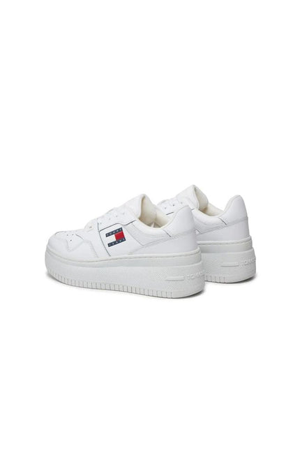 Tommy Hilfiger Jeans White Leather Sneaker