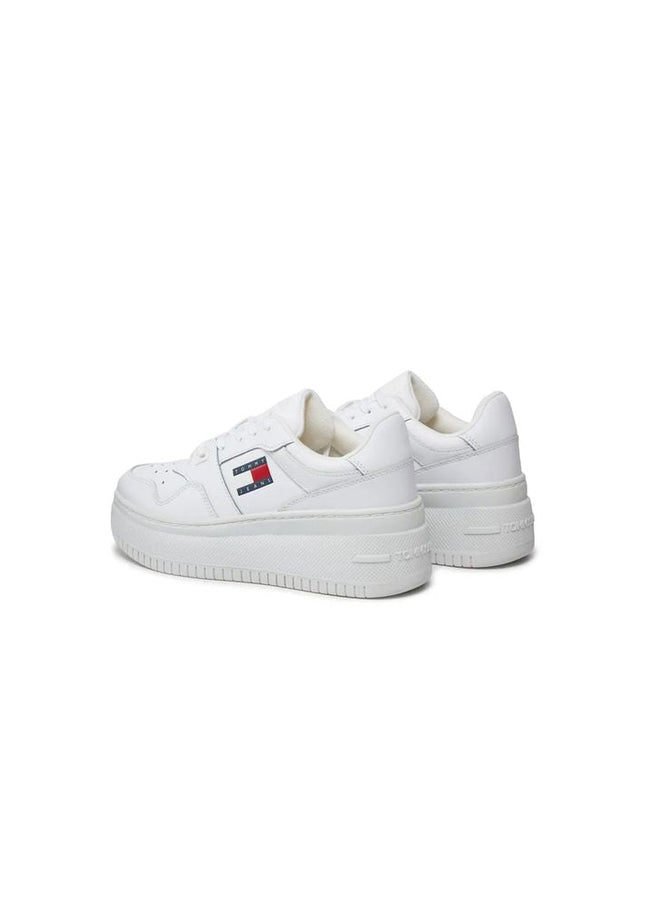 Tommy Hilfiger Jeans White Leather Sneaker