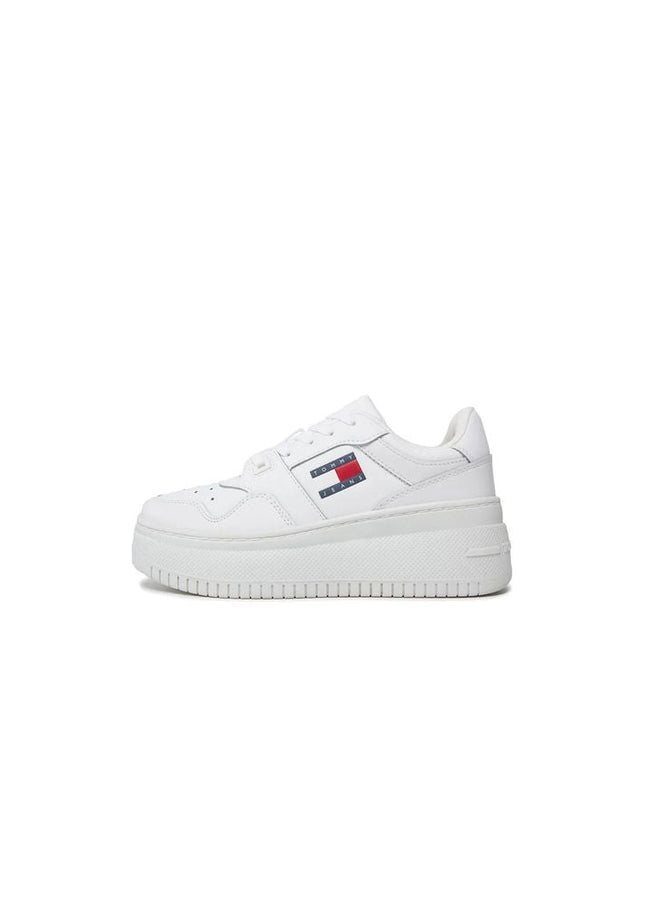 Tommy Hilfiger Jeans White Leather Sneaker