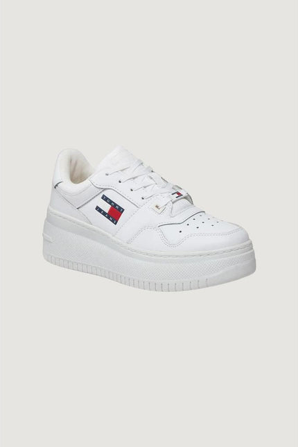 Tommy Hilfiger Jeans White Leather Sneaker