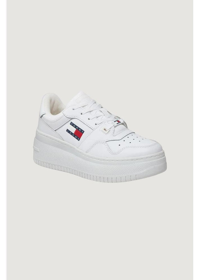 Tommy Hilfiger Jeans White Leather Sneaker