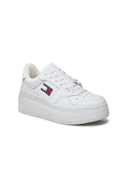 Tommy Hilfiger Jeans White Leather Sneaker