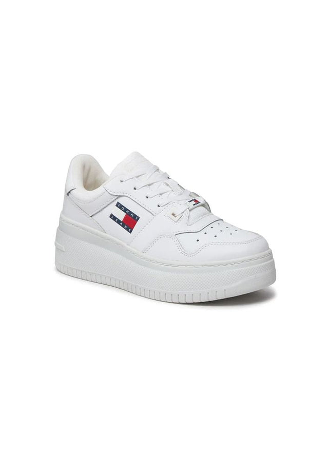 Tommy Hilfiger Jeans White Leather Sneaker