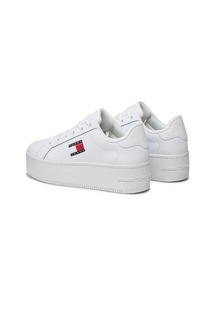 Tommy Hilfiger Jeans White Leather Sneaker