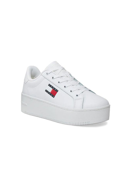 Tommy Hilfiger Jeans White Leather Sneaker