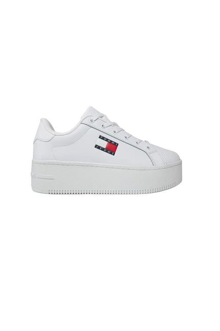 Tommy Hilfiger Jeans White Leather Sneaker