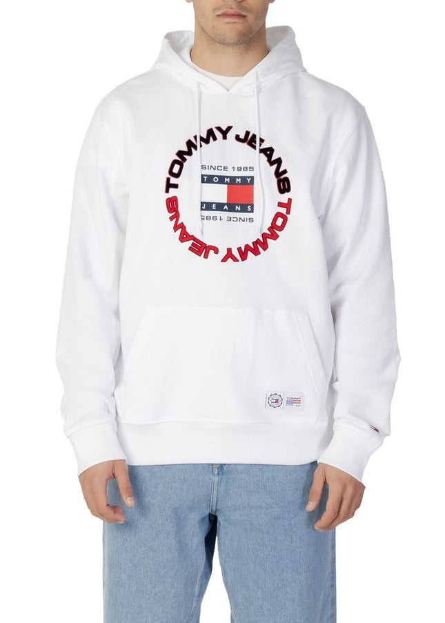 Tommy Hilfiger Jeans White Organic Cotton Sweater