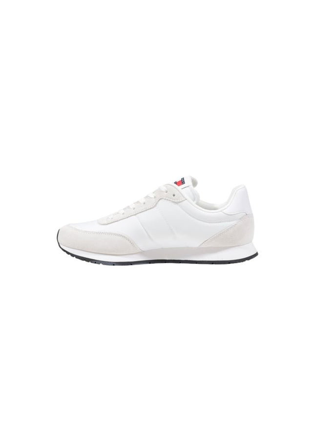 Tommy Hilfiger Jeans White Recycled Polyester Sneaker