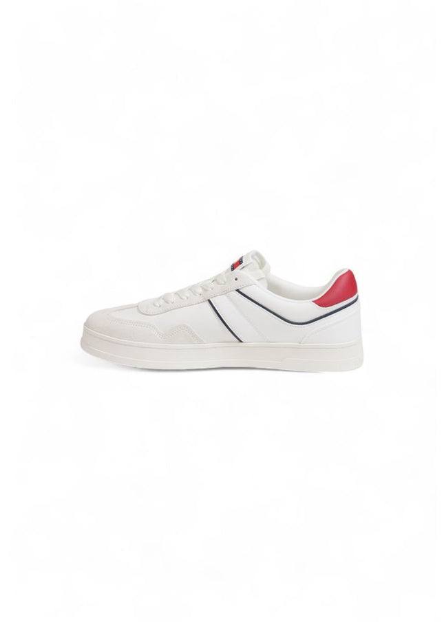 Tommy Hilfiger Jeans White Suede Sneaker