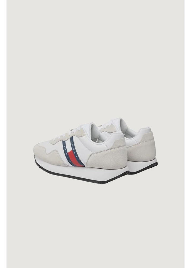 Tommy Hilfiger Jeans White Suede Sneaker