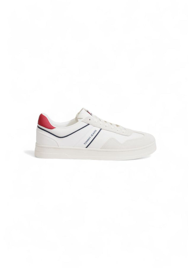 Tommy Hilfiger Jeans White Suede Sneaker