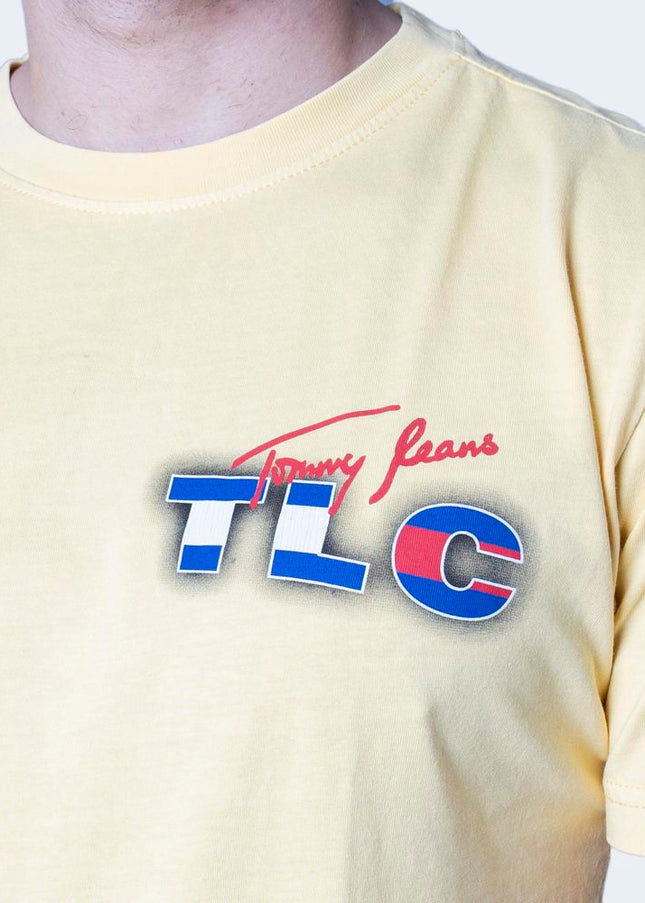 Tommy Hilfiger Jeans Yellow Cotton T-Shirt